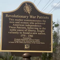 Revolutionary War Patriots Marker