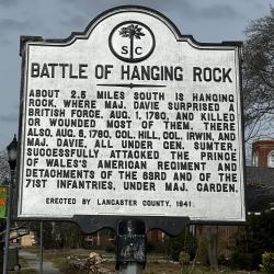 Battle of Hanging Rock Marker