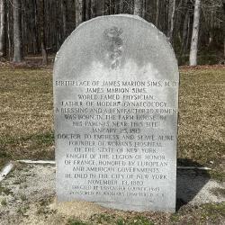 Birthplace of James Marion Sims, M. D.